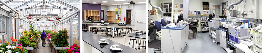 Greenhouses, Western Integrated Science lab, Laboratory for Stable Isotope Research