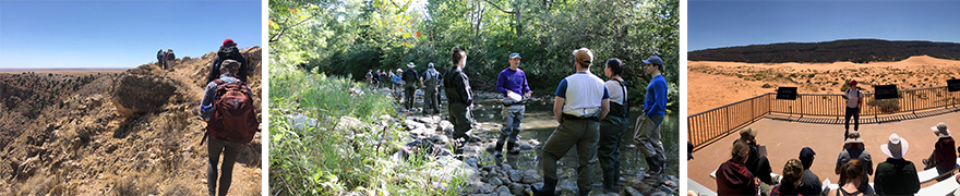 Field expereiences in the American South-West through Gordon Osinski's field course