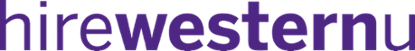 HireWesternU logo.